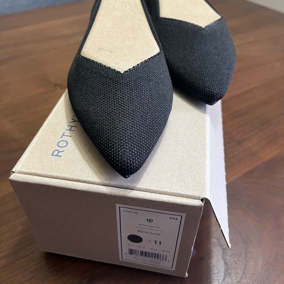 Rothy’s The Point Black Size 11 - Picture 3 of 4